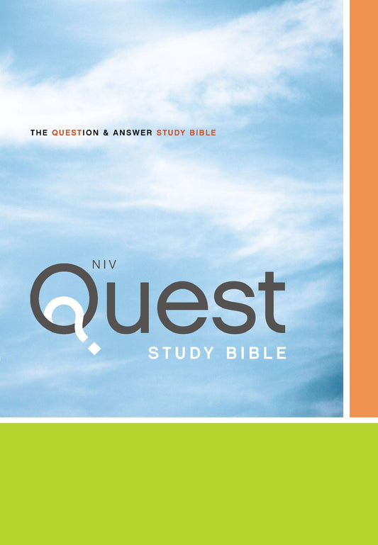 NIV, Quest Study Bible, Hardcover: The Question and Answer Bible