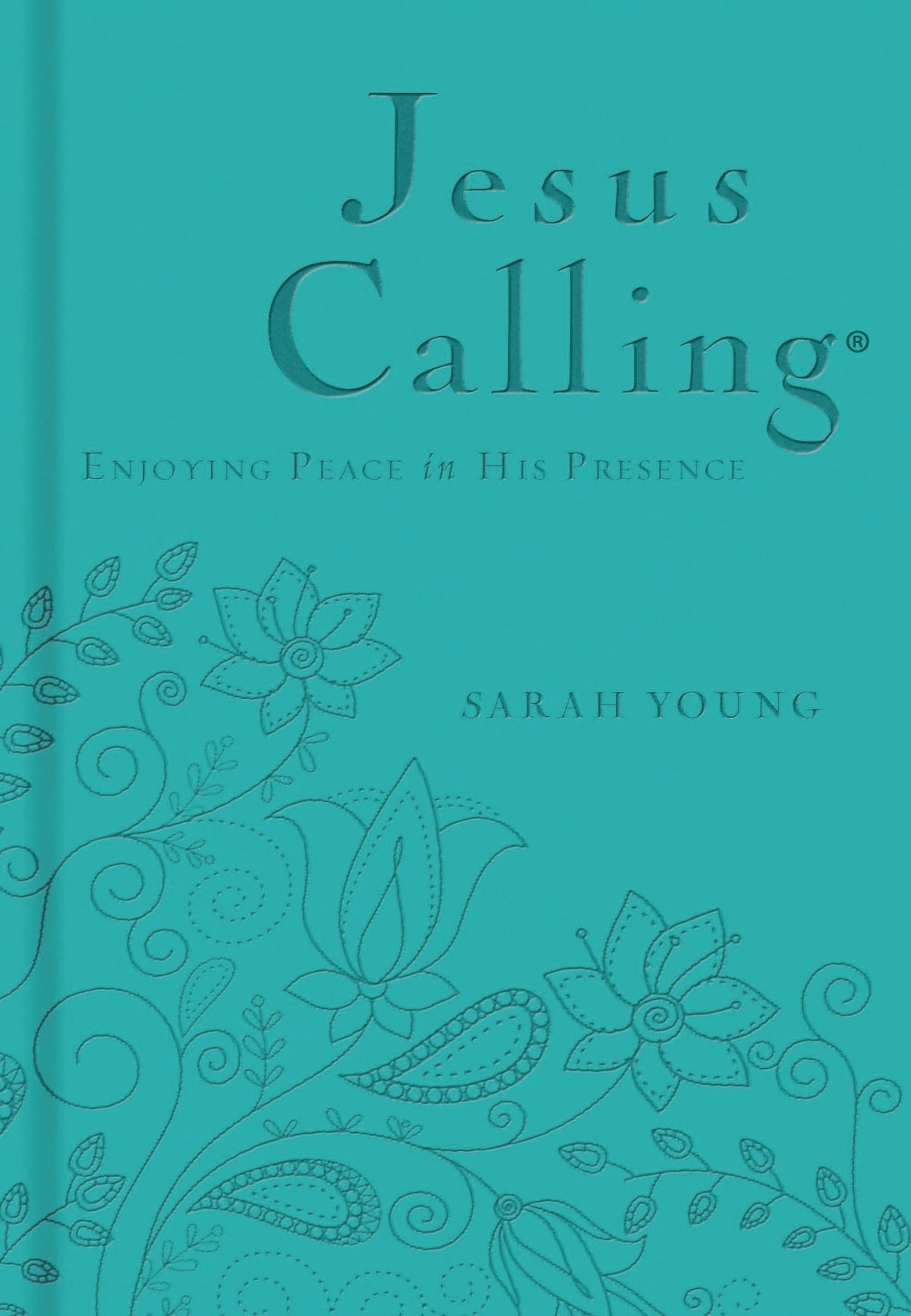 Jesus Calling, Teal Leathersoft, with Scripture References: Enjoying Peace in His Presence (A 365-Day Devotional)