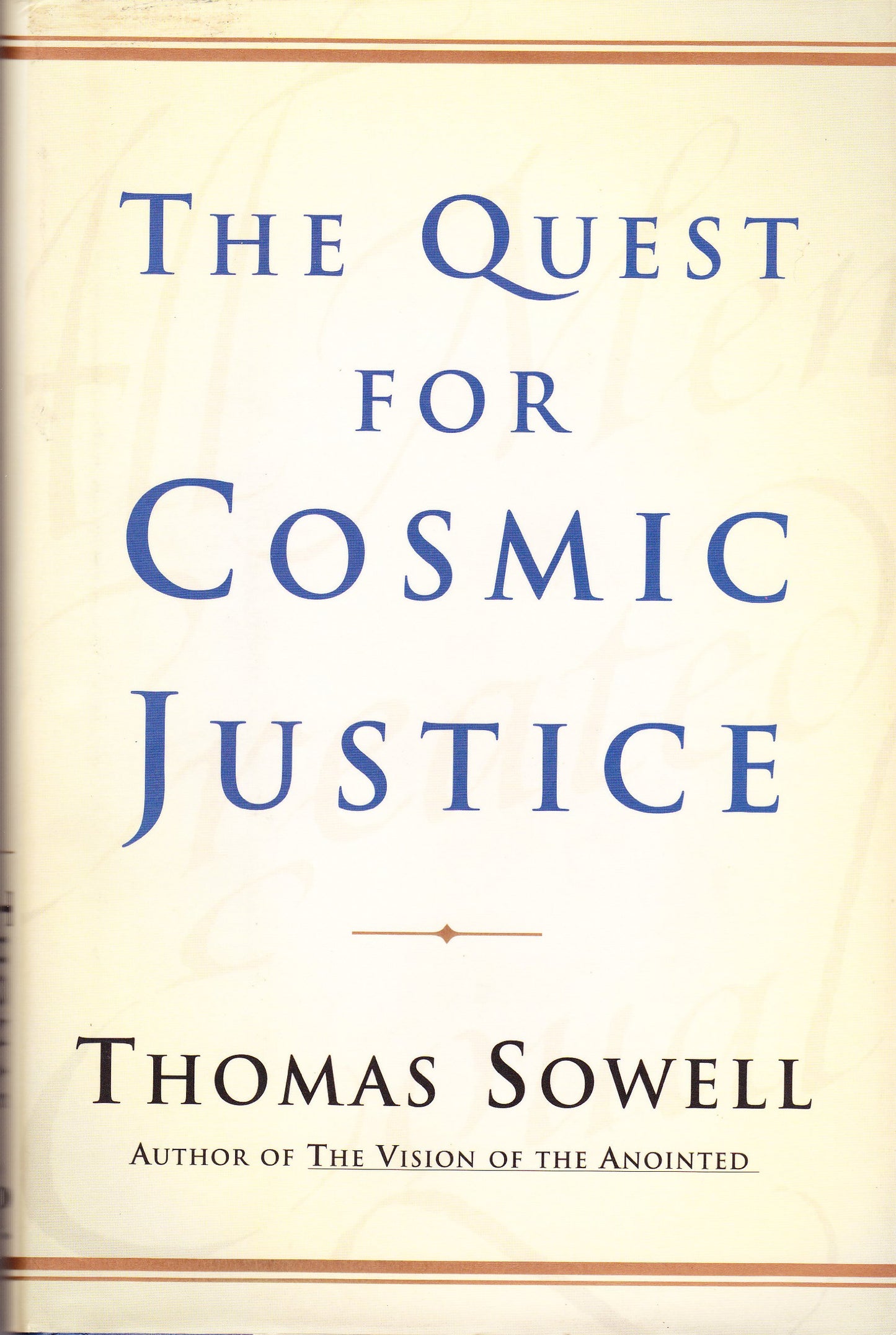 The Quest for Cosmic Justice