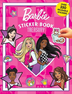 Barbie Sticker Book Treasury - Activity Books for kids, 350 reusable stickers, 96 pages of fun