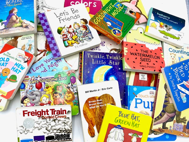 Lot of 20 Board Books for Toddlers assorted Bedtime Stories Fun library - GOOD