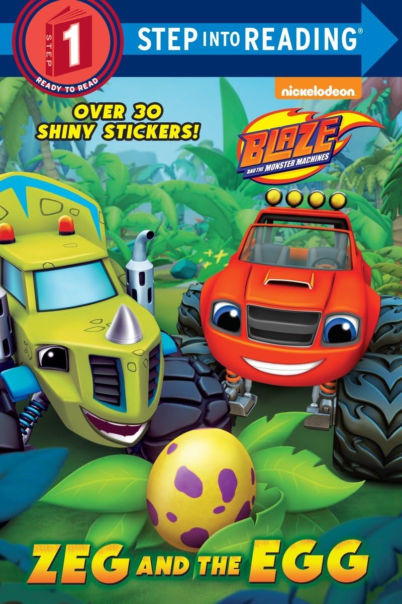 Zeg and the Egg (Blaze and the Monster Machines) (Step into Reading) - 3011