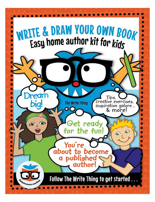 Write & Draw Your Own Book: Easy Home Author Kit For Kids