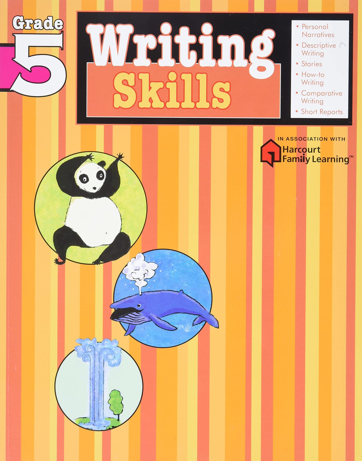 Writing Skills: Grade 5 (Flash Kids Harcourt Family Learning) - 5600