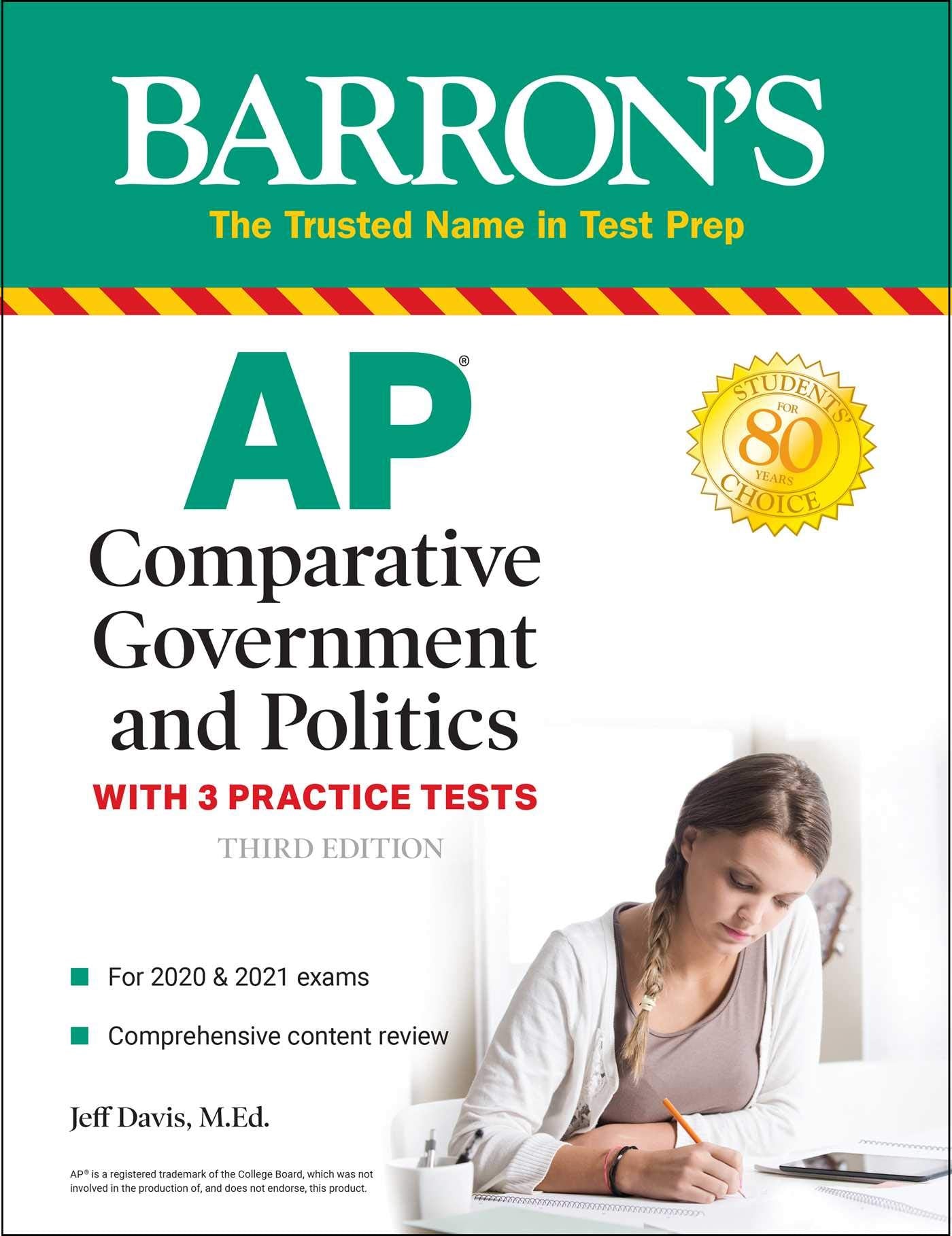 AP Comparative Government and Politics: With 3 Practice Tests (Barron's Test Prep)