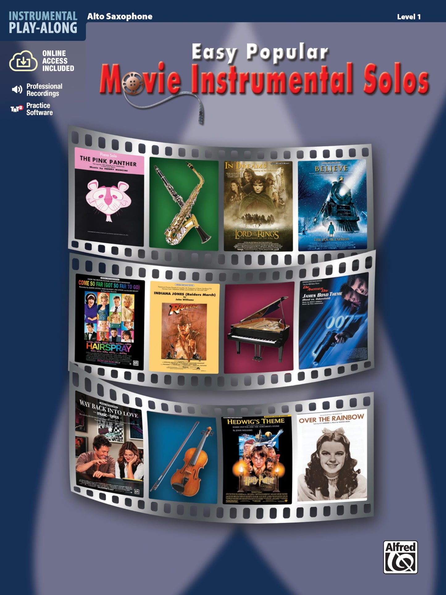 Easy Popular Movie Instrumental Solos: Alto Sax, Book & CD (Easy Instrumental Solos Series)