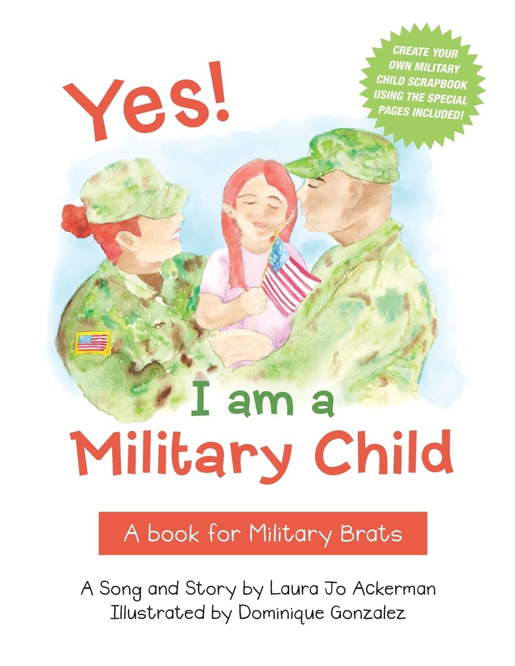 Yes! I am a Military Child: A book for Military Brats - 2830