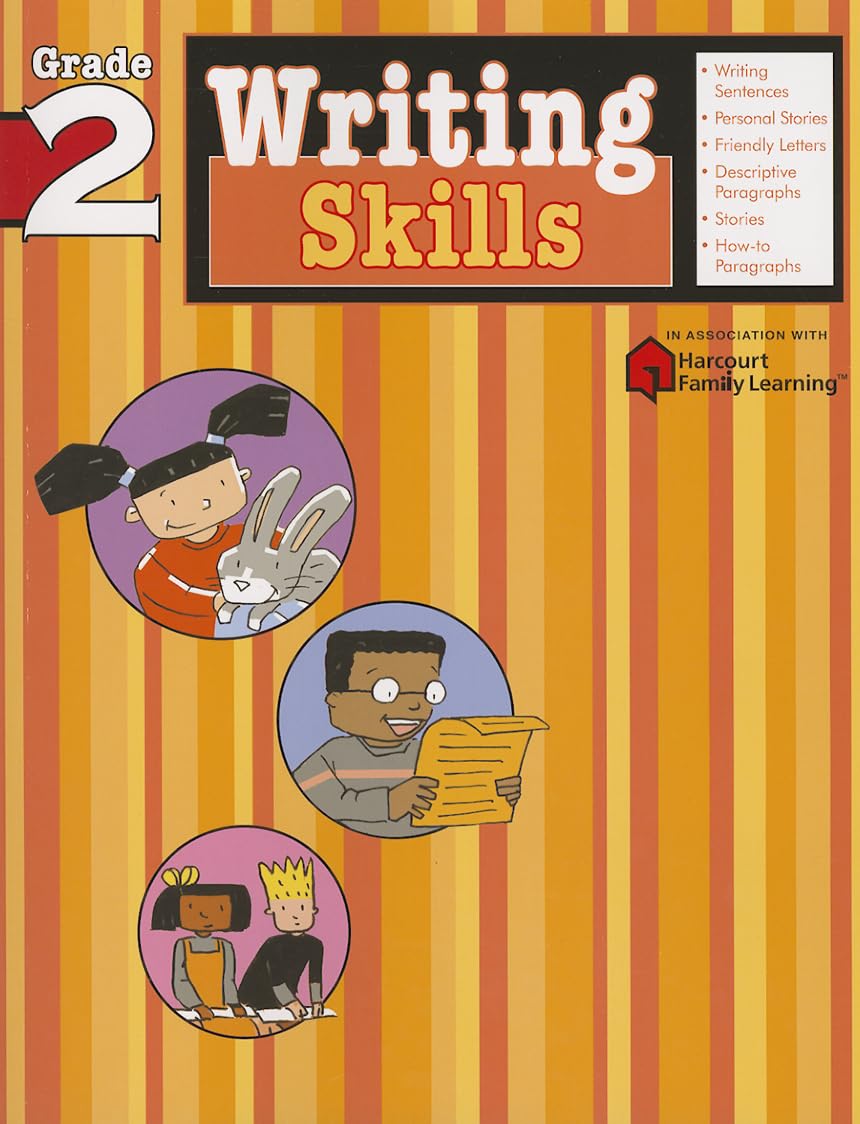 Writing Skills: Grade 2 (Flash Kids Harcourt Family Learning) - 3494