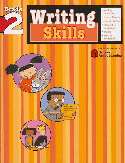 Writing Skills: Grade 2 (Flash Kids Harcourt Family Learning) - 3494