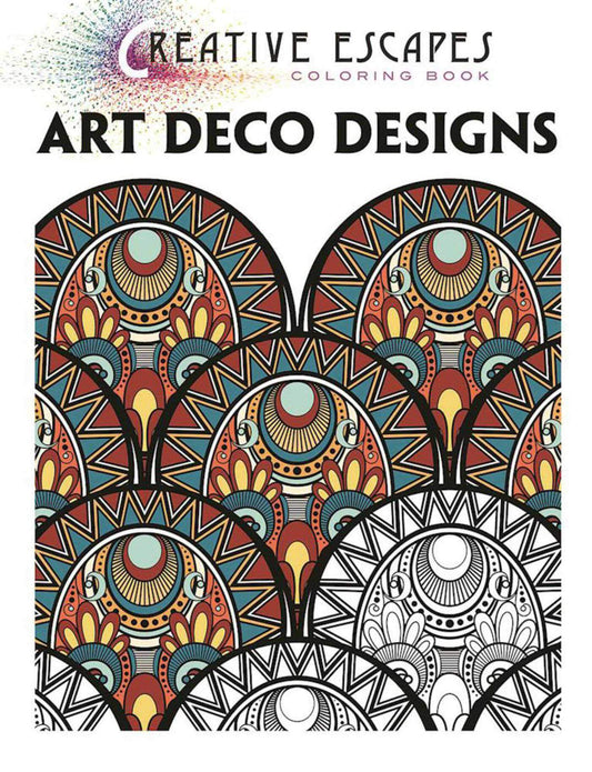 Creative Escapes Coloring Book: Art Deco Designs - 5070